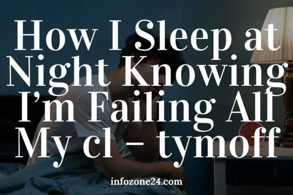 how i sleep at night knowing l'm failing all my cl - tymoff