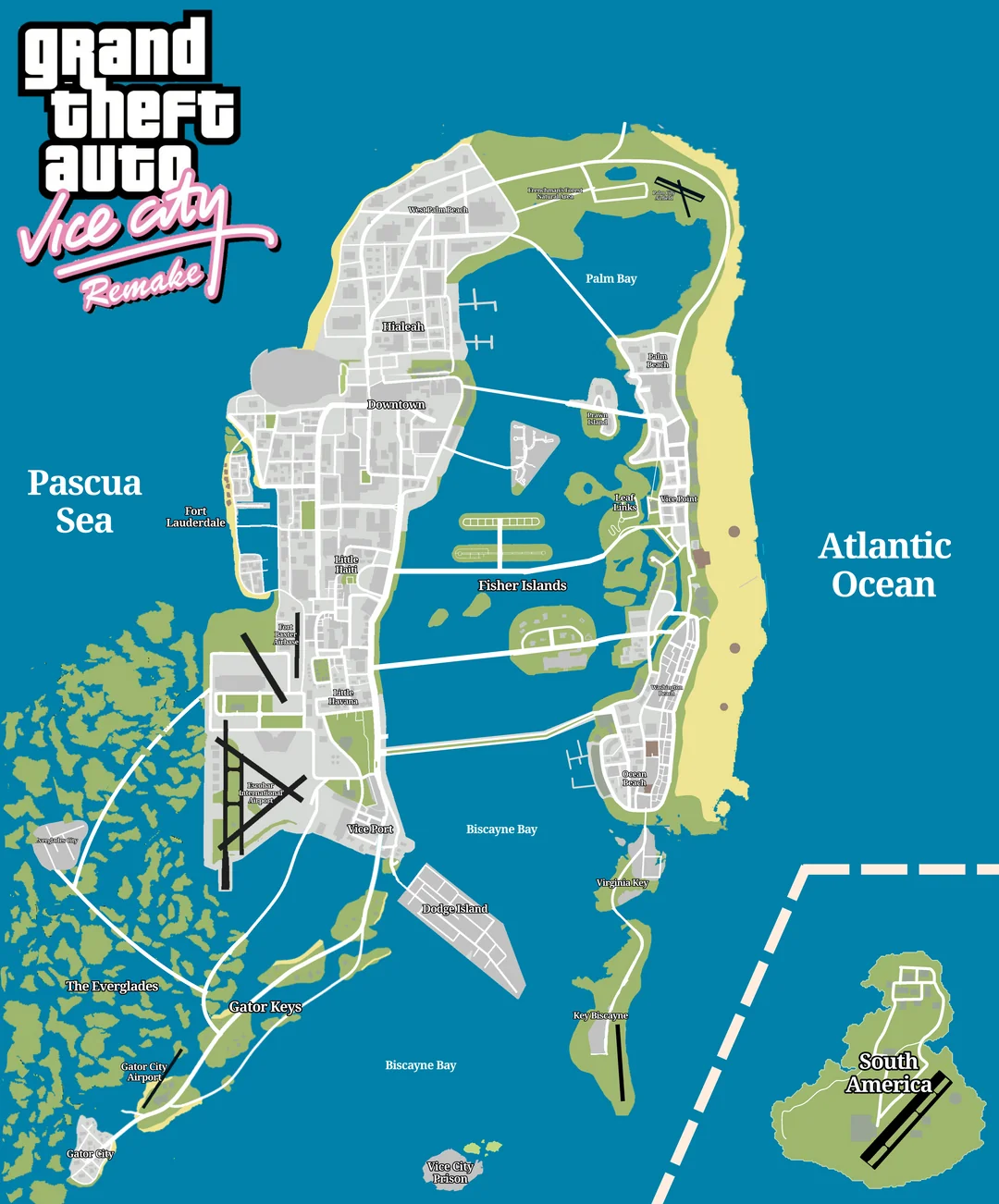 gta vice city map